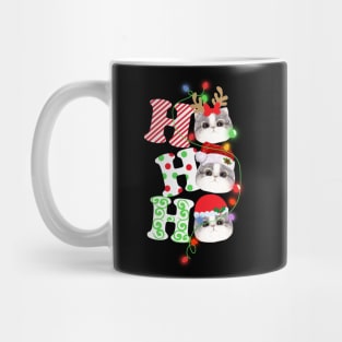 Ho Ho Ho Funny Christmas For Cat Lovers Mug